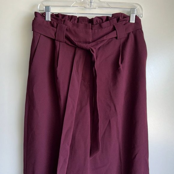 Express Purple Wide Leg Pants - Picture 2 of 9